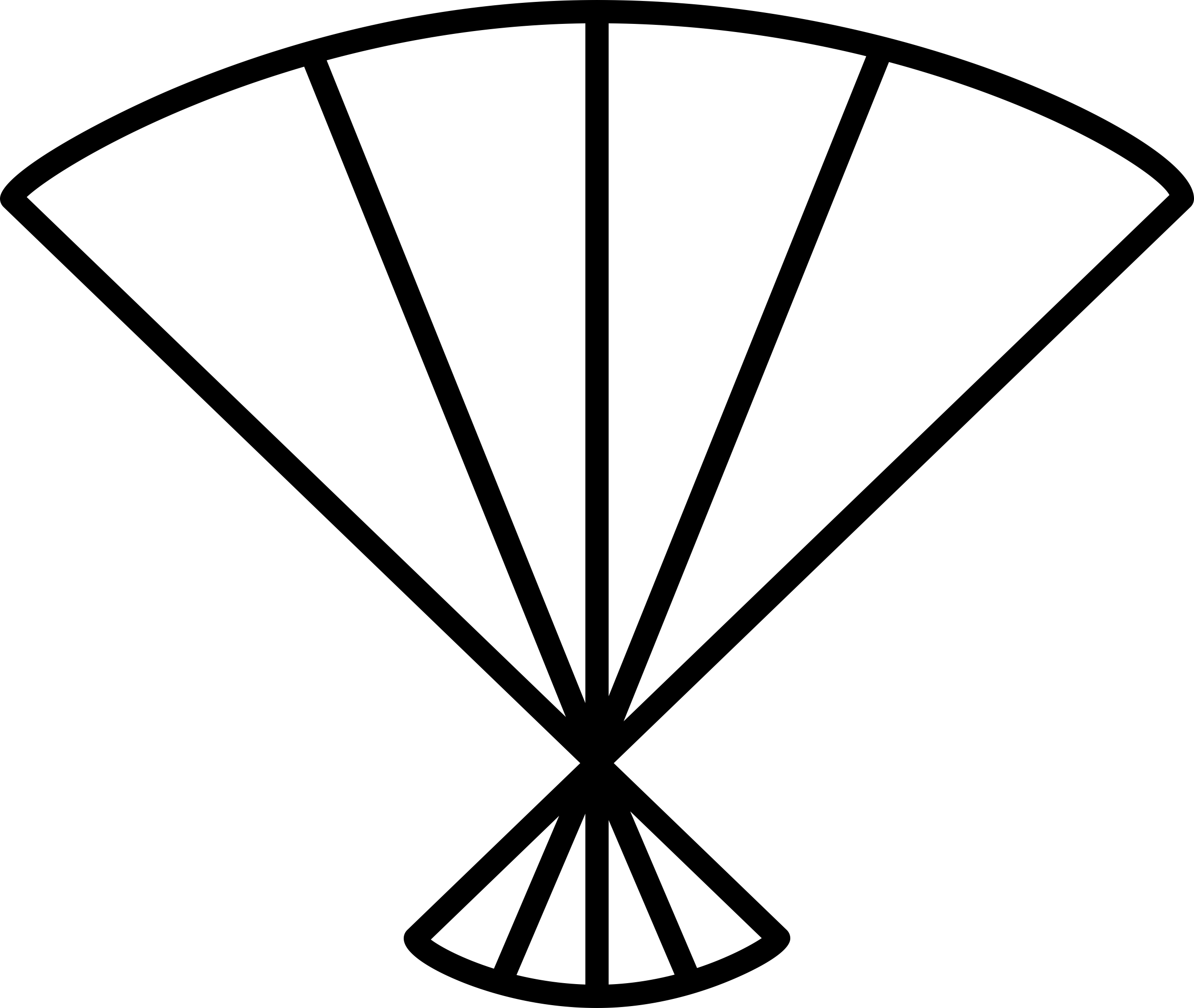 Fan Open Stencil Svg Vector Free Vectors